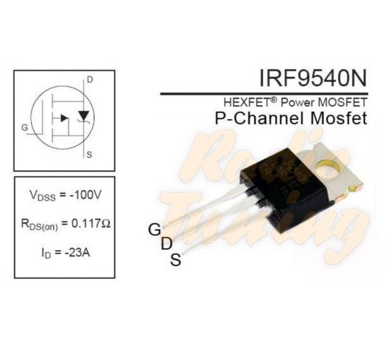 Irf4905 схема включения