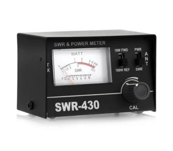 КСВ метр SWR-430 измеряет мощность и КСВ